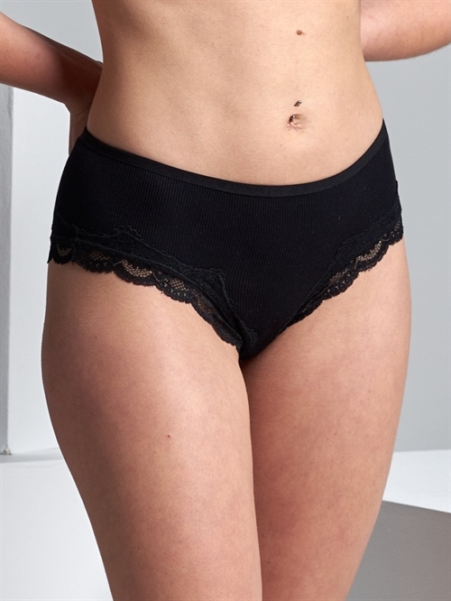 SEAMLESS BASIC 2 PACK HIPS ONE SIZE BLACK